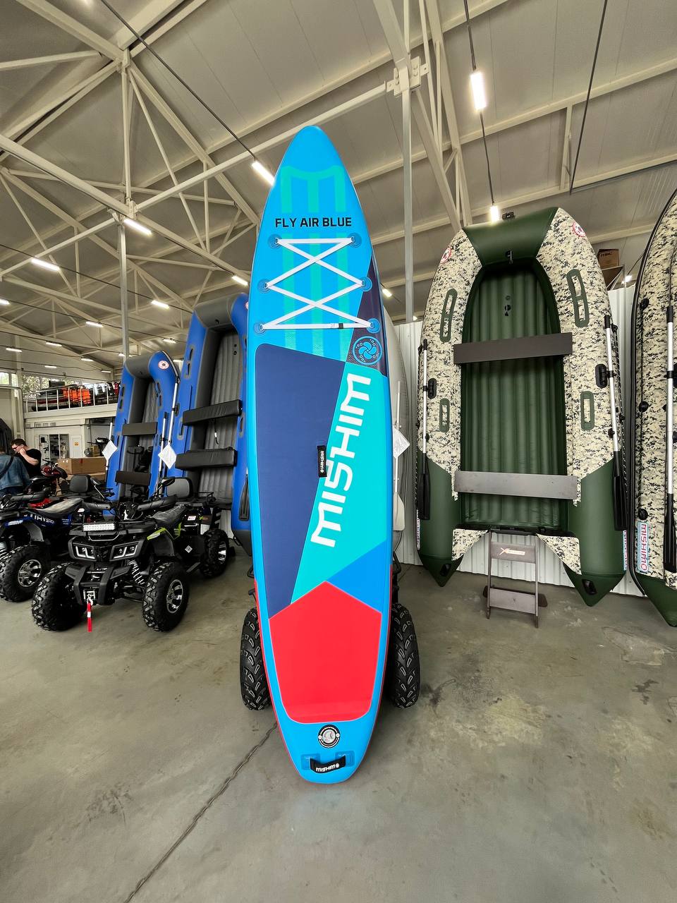 SUP (САП) Доска MISHIMO FLY AIR BLUE 10,8’ (330см) в Новомосковске