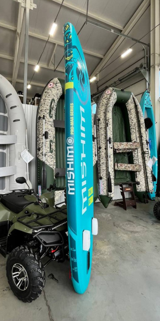 SUP (САП) Доска MISHIMO PRO-MAX Light Teal 11’ (335см) в Новомосковске