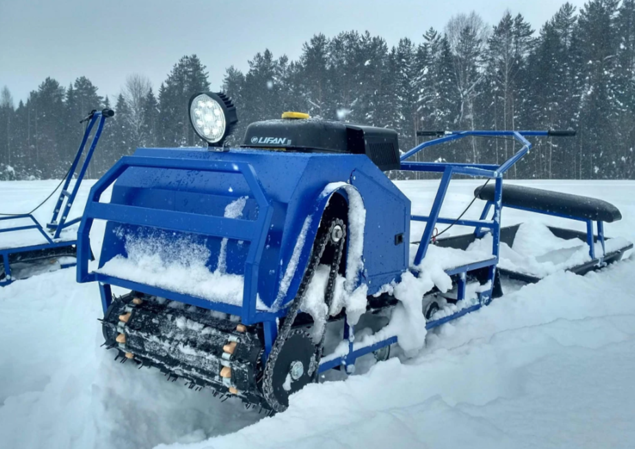 Мотобуксировщик Альбатрос-XLV 9 мини, тележки, 1250 мм в Новомосковске
