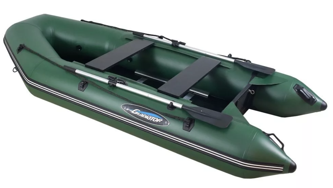 МОТОРНО-ГРЕБНАЯ ЛОДКА ПВХ GLADIATOR А 340 ТК С ФАНЕРНЫМ ПОЛОМ в Новомосковске