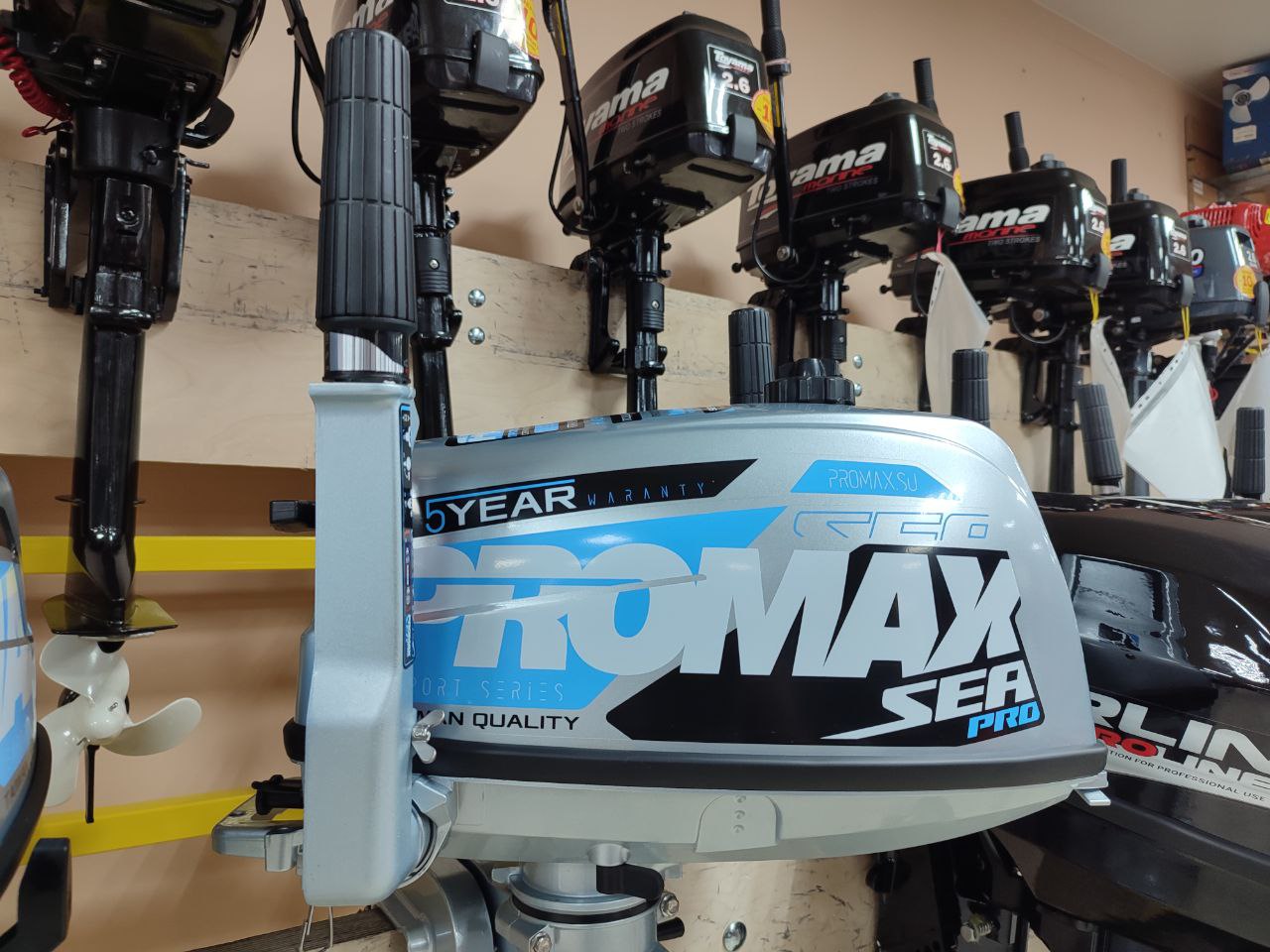 Лодочный мотор PROMAX SP5FHS (внешний бак 12 л) в Новомосковске