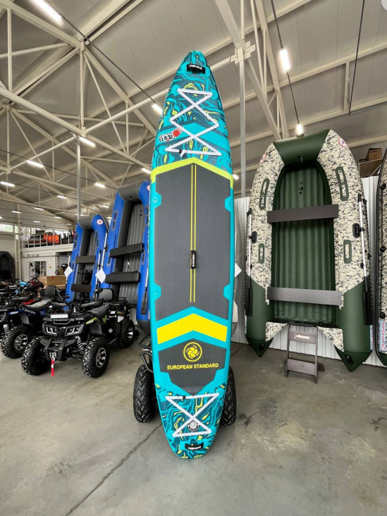 SUP (САП) Доска MISHIMO PRO-MAX Light Teal 11’ (335см) в Новомосковске
