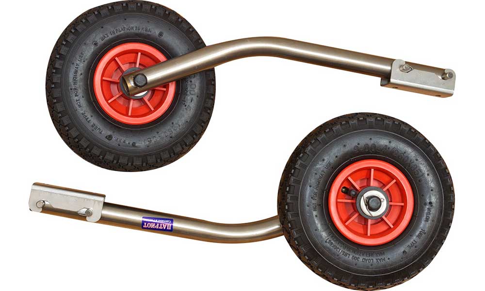 Транцевые колеса модульные удлиненные из нержавеющей стали в Новомосковске