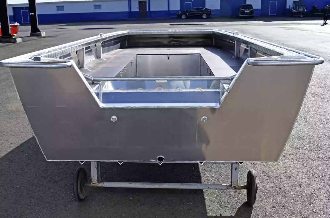 Алюминиевая лодка Wyatboat-490 Jonboat в Новомосковске