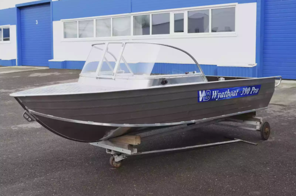 Алюминиевая лодка Wyatboat-390 Pro в Новомосковске