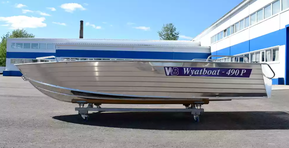 Алюминиевая лодка Wyatboat-490 P в Новомосковске
