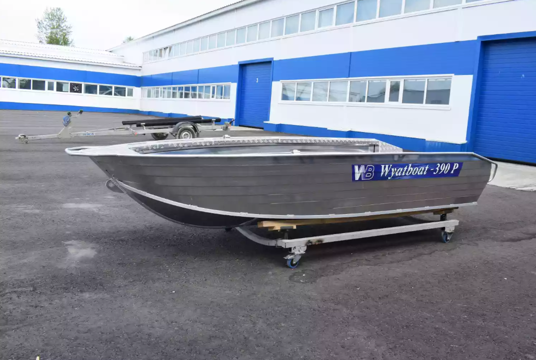 Алюминиевая лодка Wyatboat-390Р Увеличенный борт в Новомосковске