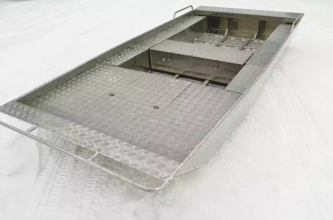 Алюминиевая лодка Wyatboat-390 Jonboat в Новомосковске