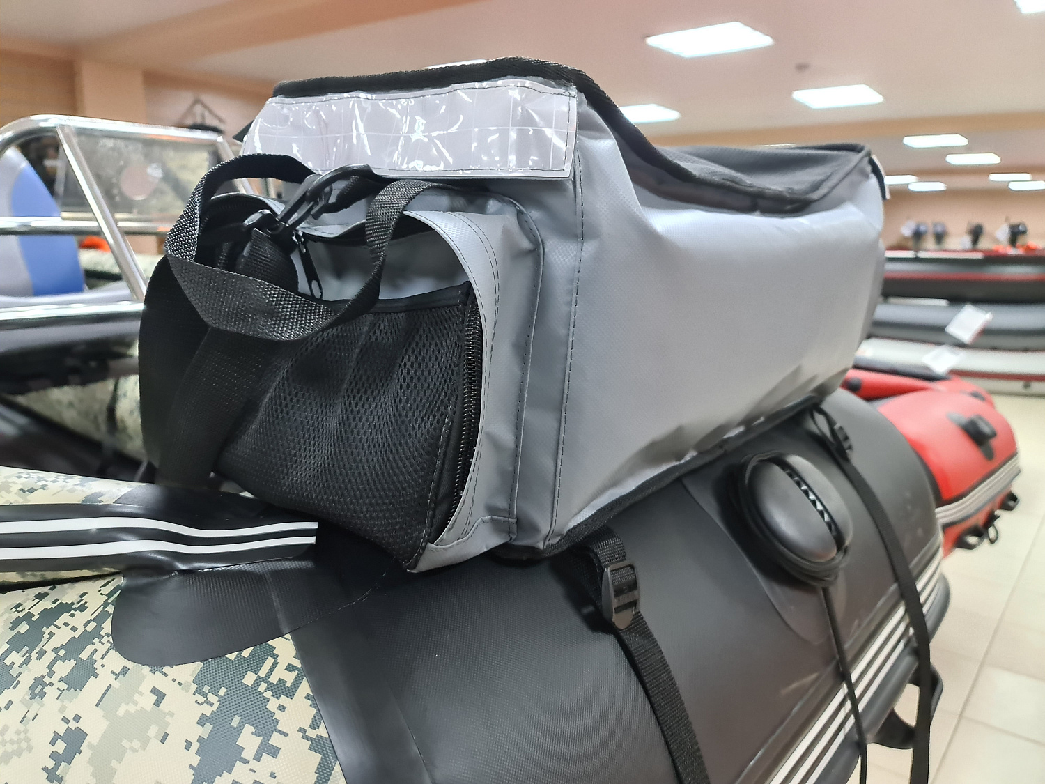 СУМКА ЛЮКС НА БАЛЛОН ДЛЯ ЛОДОК ПВХ 50Х25Х25 СМ в Новомосковске