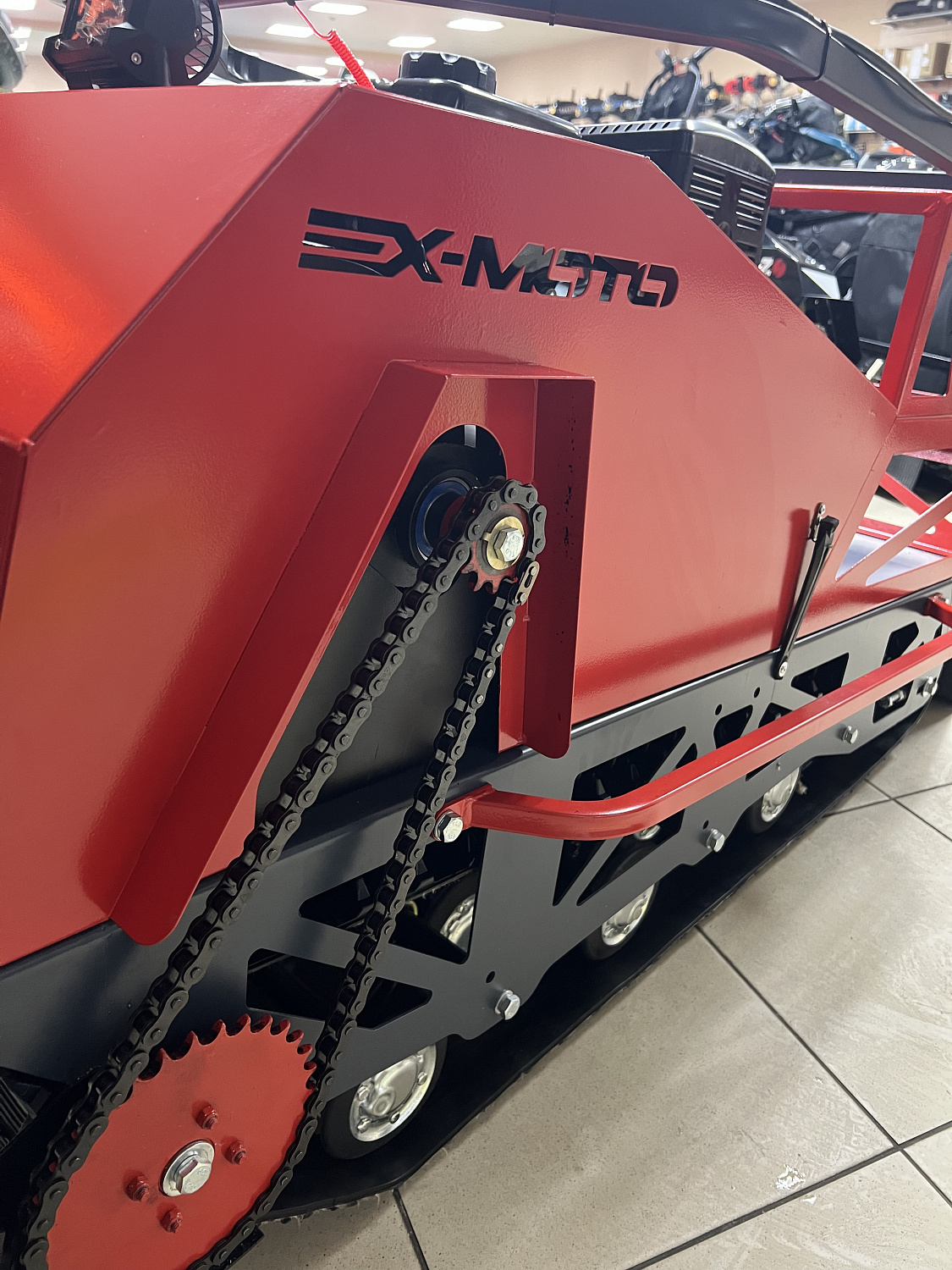 Мотобуксировщик EX-MOTO SNOWDOG S500 15л.с в Новомосковске