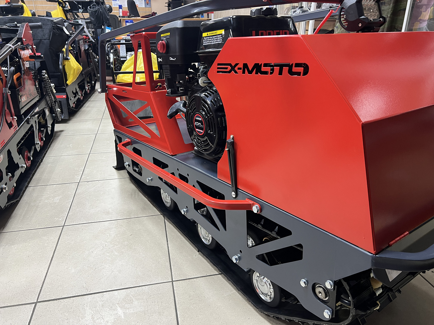 Мотобуксировщик EX-MOTO SNOWDOG S500 15л.с в Новомосковске