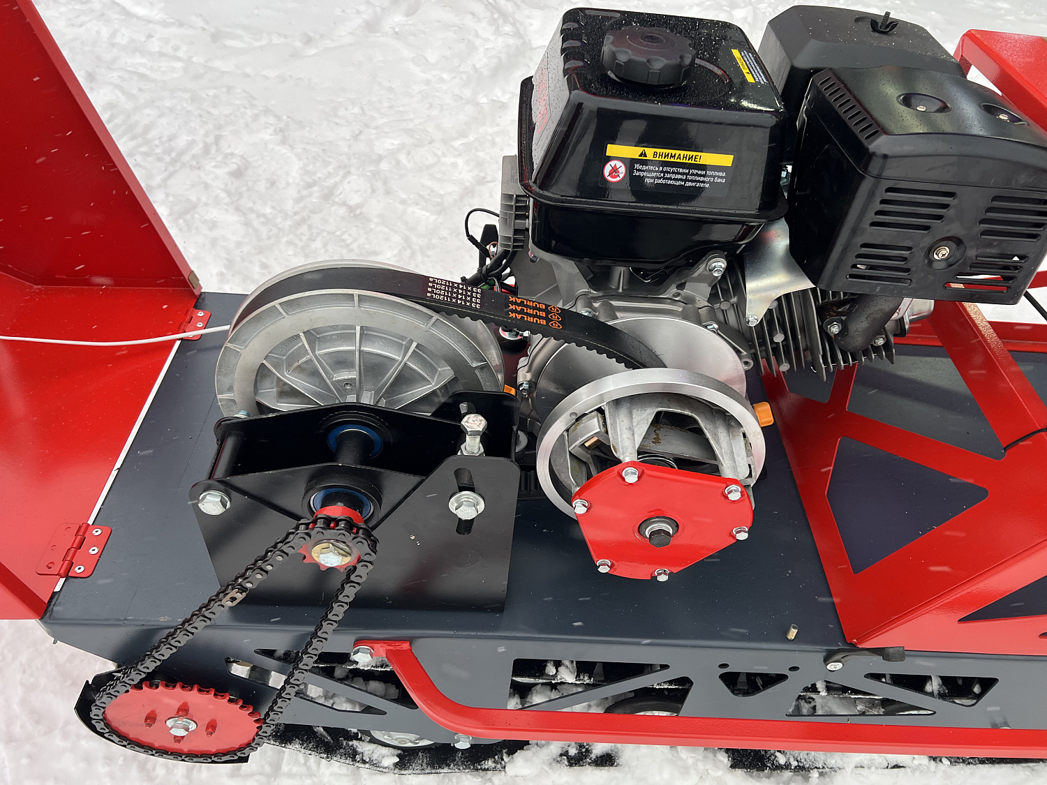 Мотобуксировщик EX-MOTO SNOWDOG S500 15л.с в Новомосковске