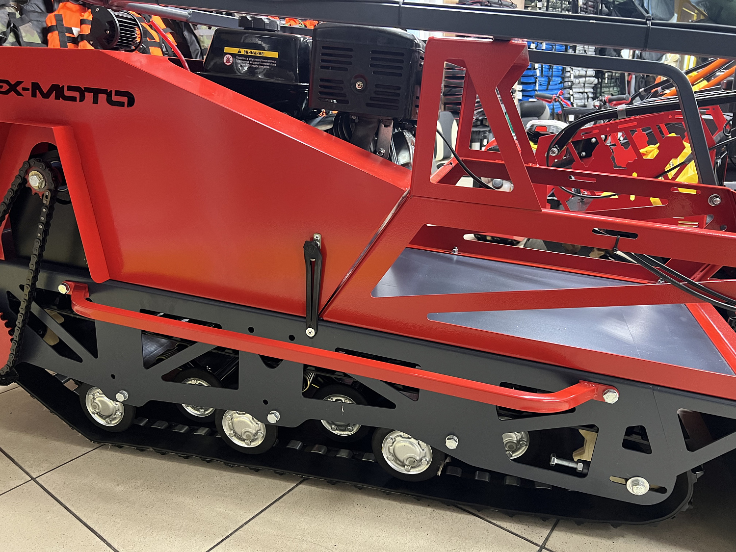 Мотобуксировщик EX-MOTO SNOWDOG S500 15л.с в Новомосковске