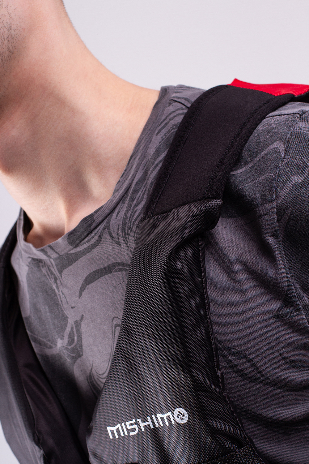 Жилет спасательный MISHIMO PRO Премиум качества Черно-красный в Новомосковске